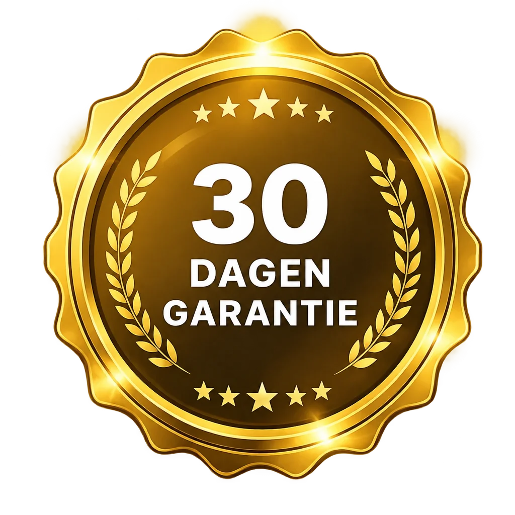 30 dagen garantie — geen risico